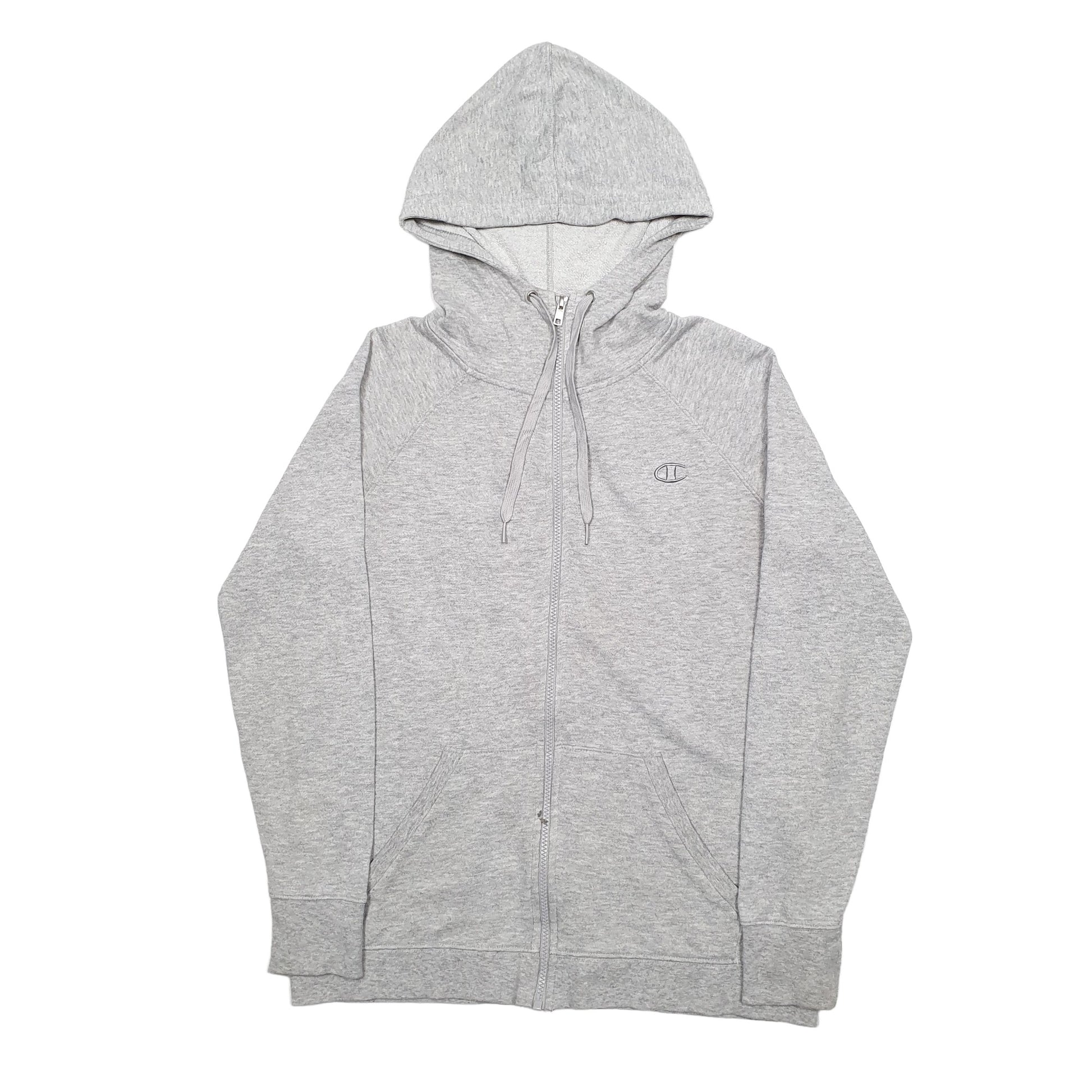 Mens Grey Champion  Full Zip Jumper