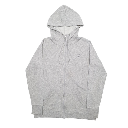 Mens Grey Champion  Full Zip Jumper