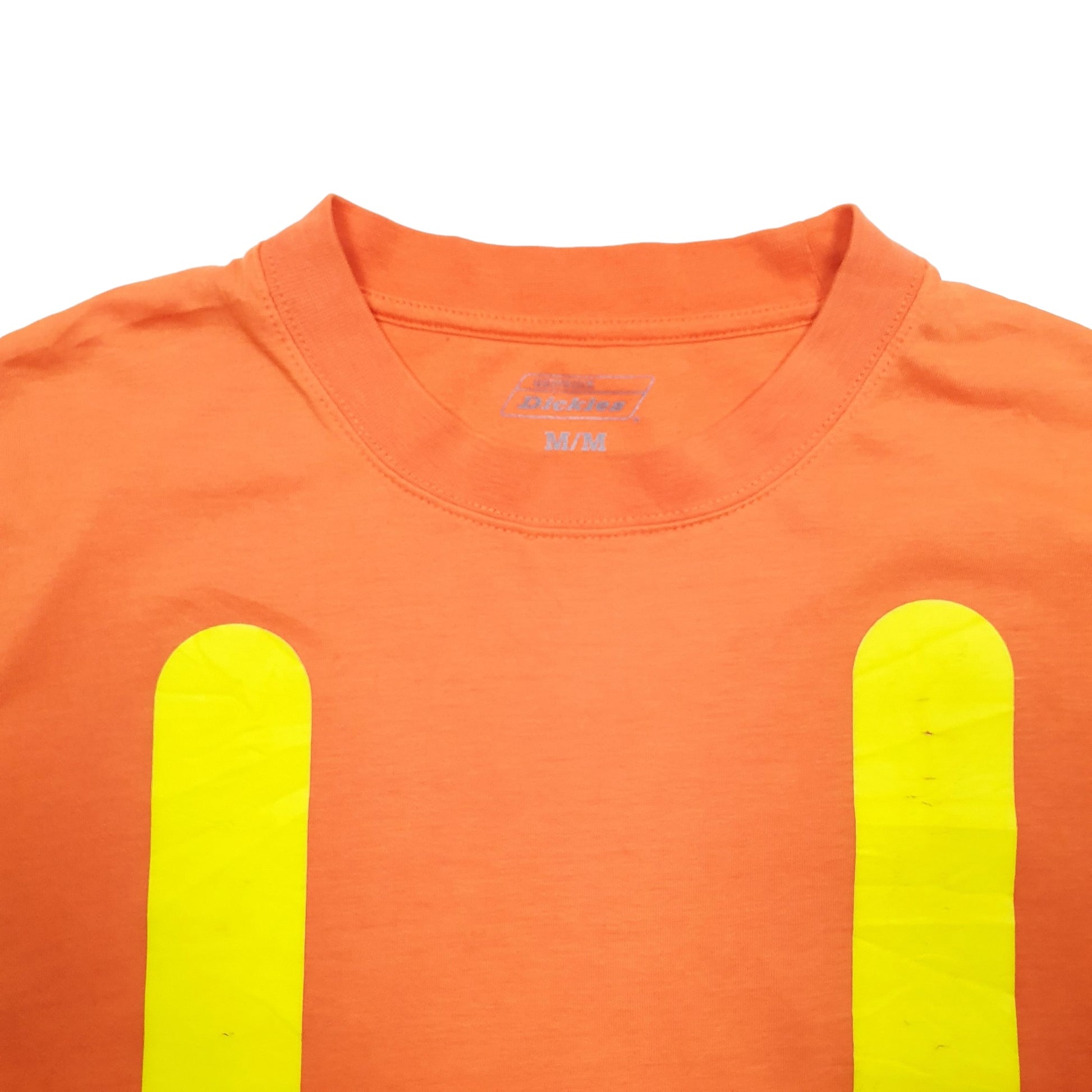 Mens Orange Dickies  Short Sleeve T Shirt