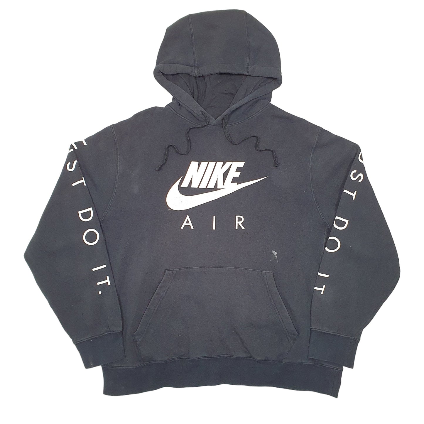 Mens Black Nike Air Spellout Hoodie Jumper