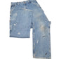 Mens Blue Carhartt Carpenter B237 JeansW34 L32