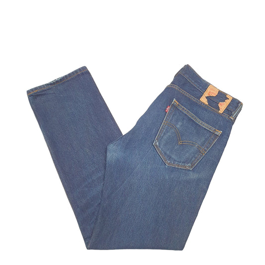 Mens Blue Levis  505 JeansW34 L32