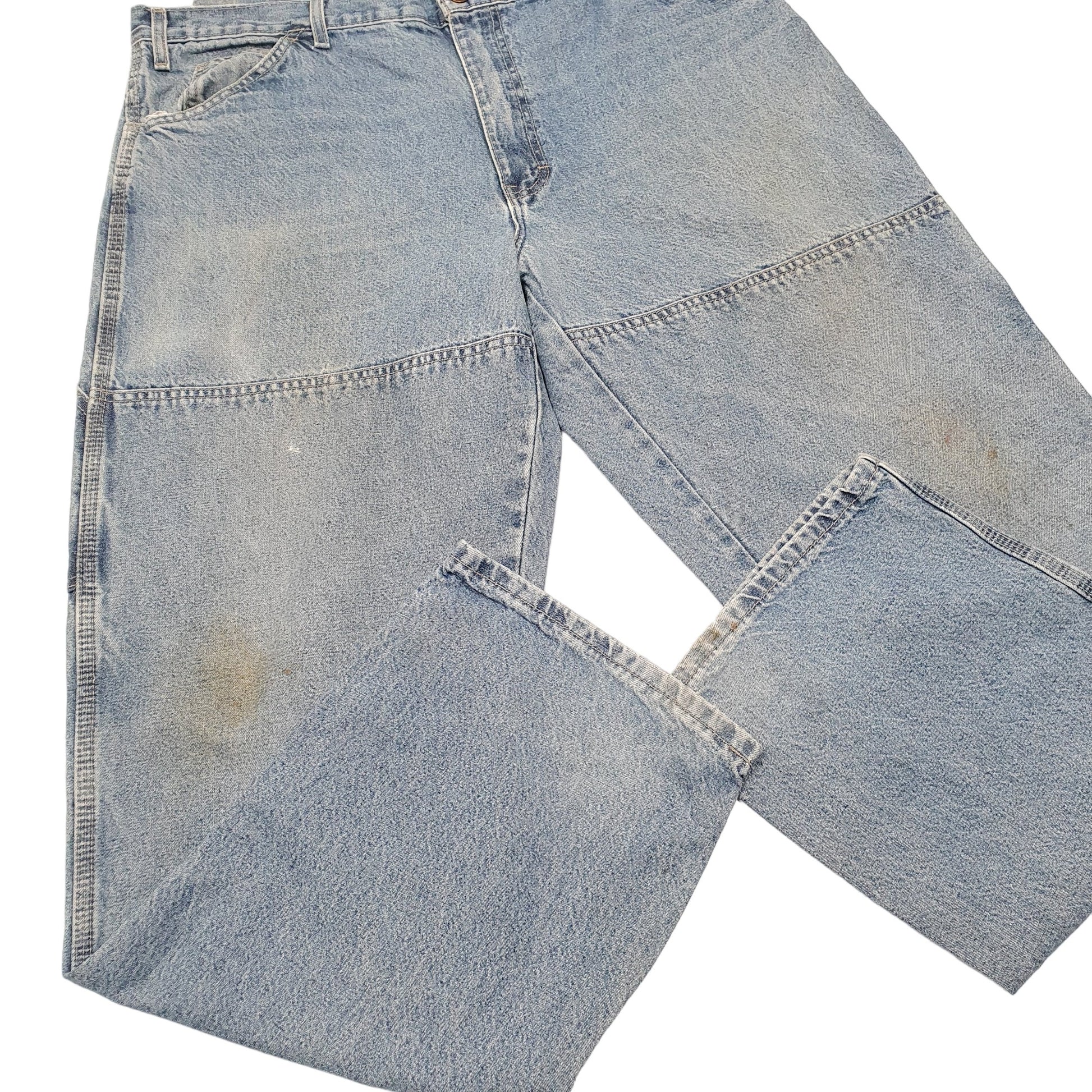 Mens Blue Dickies Double Knee Carpenter JeansW38 L32