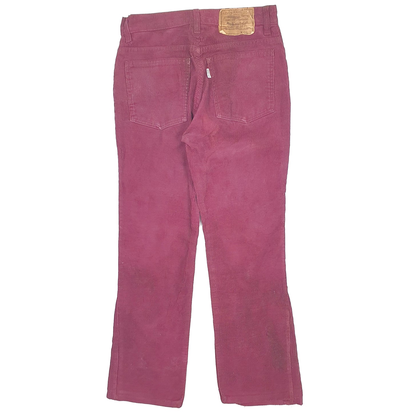 Womens Burgundy Levis  Corduroy Trousers