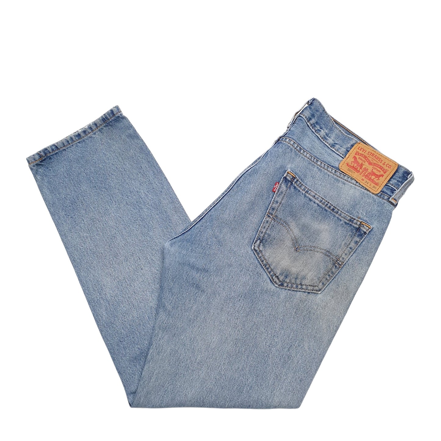Mens Blue Levis  505 JeansW34 L30