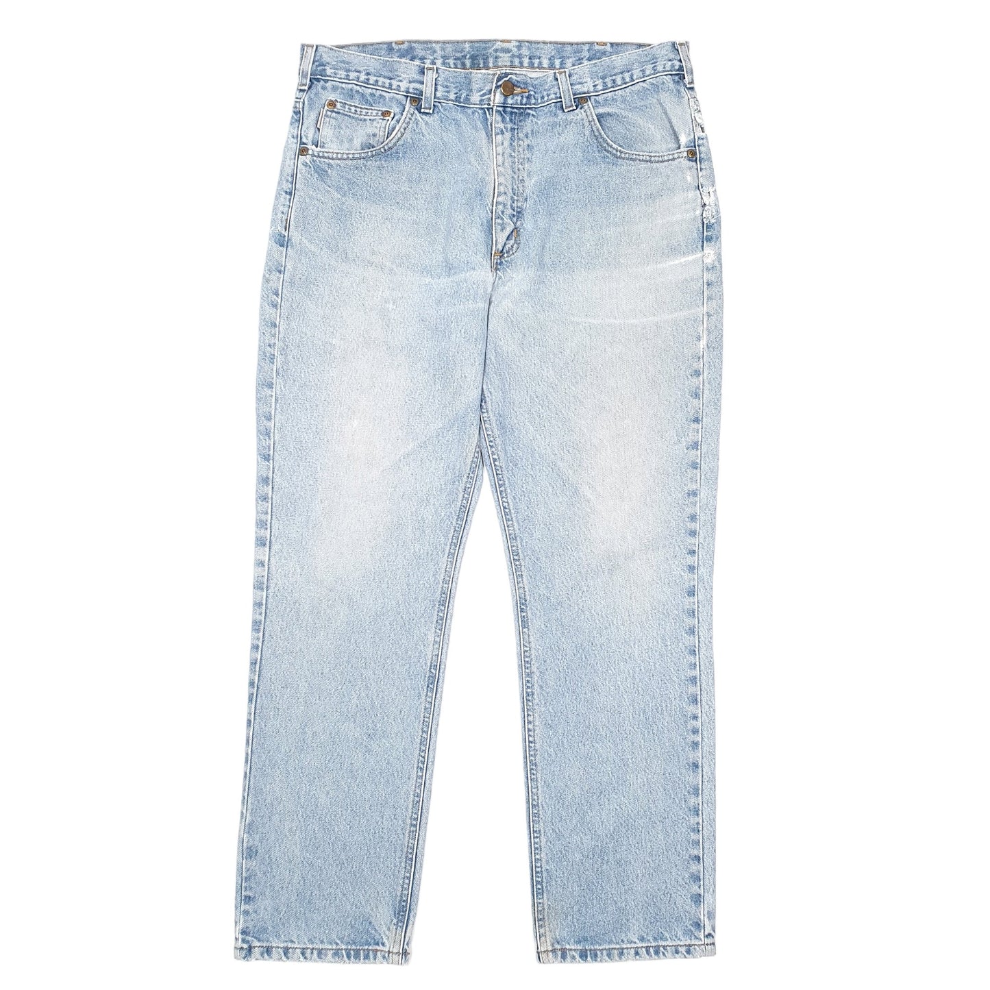 Mens Blue Carhartt Traditional Fit B18 JeansW38 L30