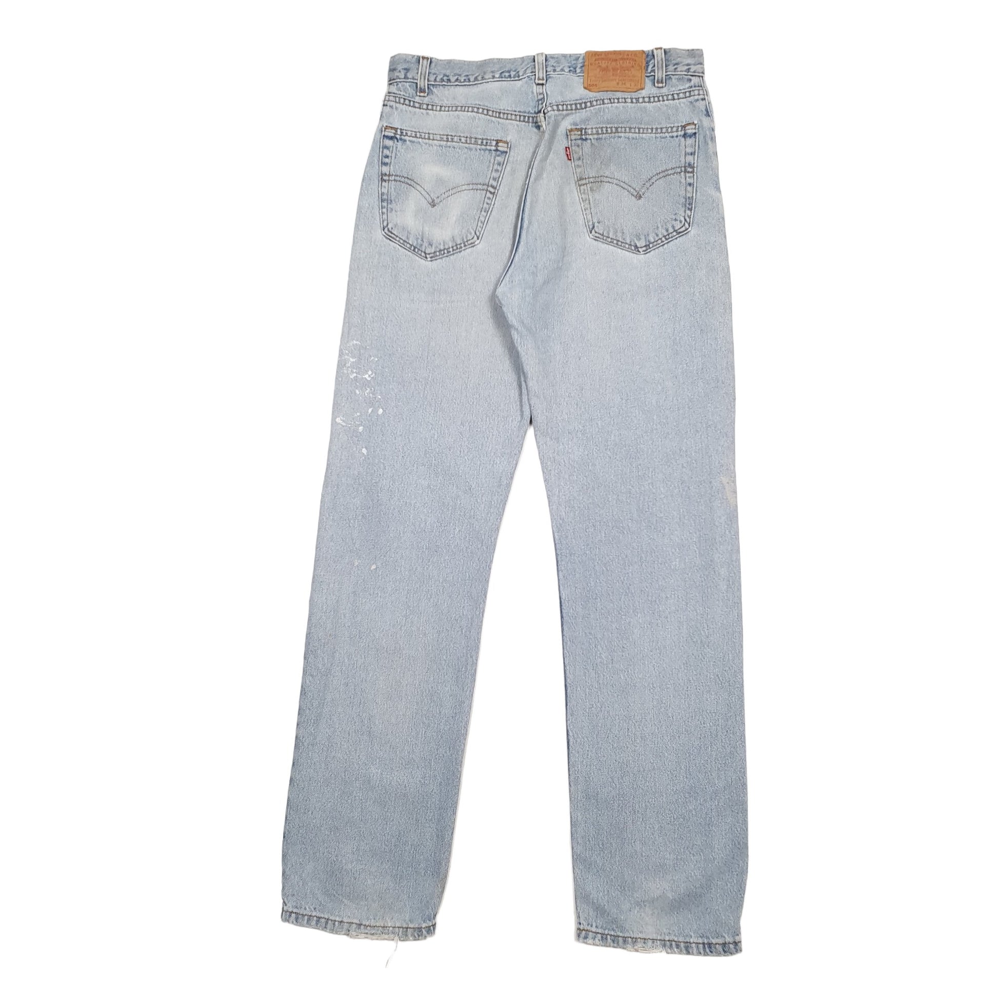 Mens Blue Levis  505 JeansW34 L32