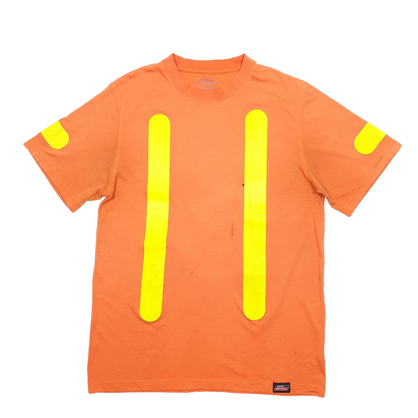 Mens Orange Dickies  Short Sleeve T Shirt