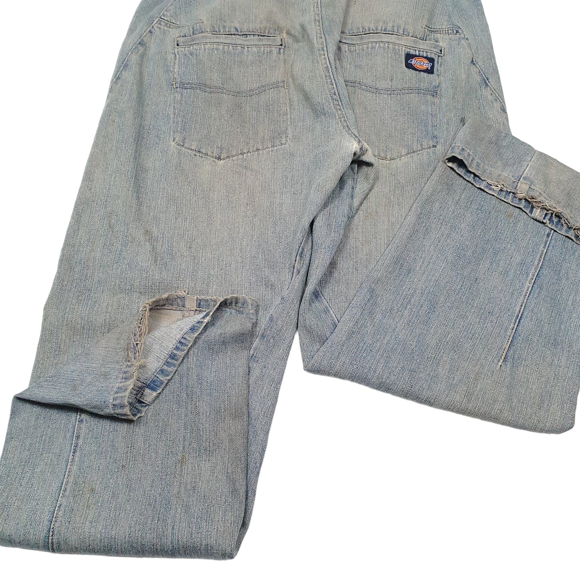 Mens Blue Dickies Straight Casual JeansW36 L34