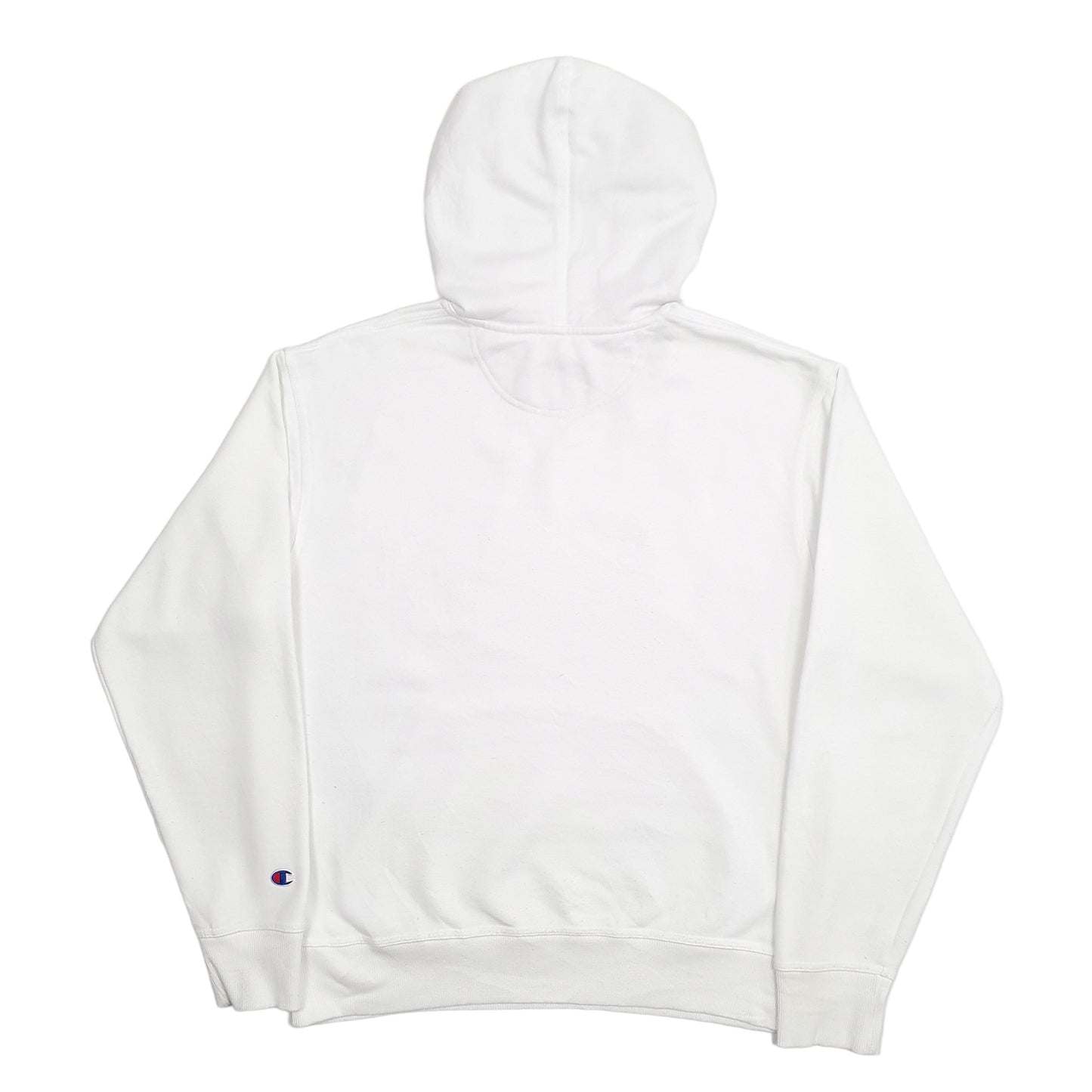 Mens White Champion  Hoodie Jumper