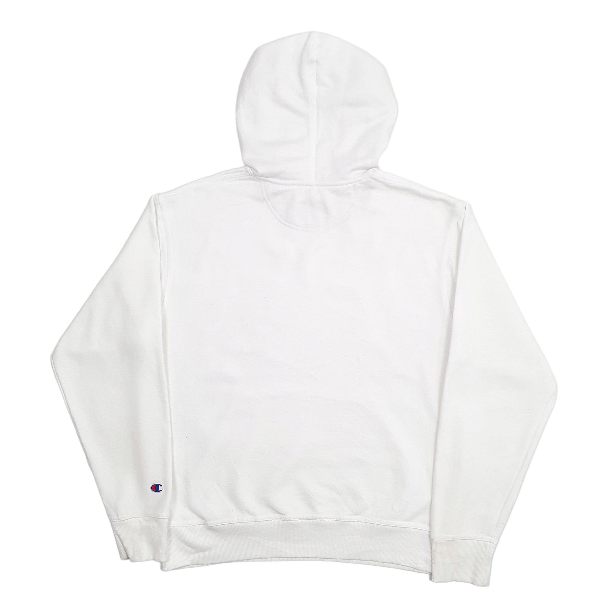 Mens White Champion  Hoodie Jumper
