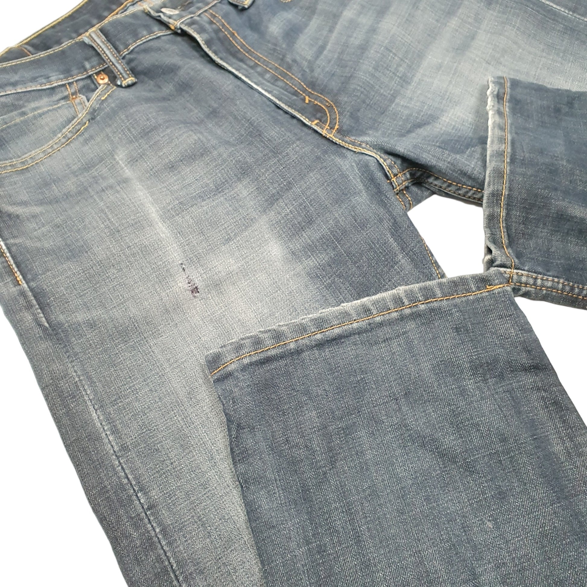 Mens Blue Levis  513 JeansW34 L32