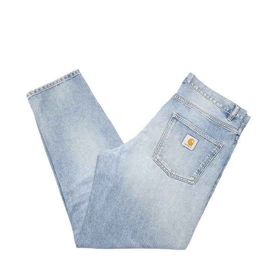 Mens Blue Carhartt Relaxed WIP Newel Pant Casual JeansW34 L30