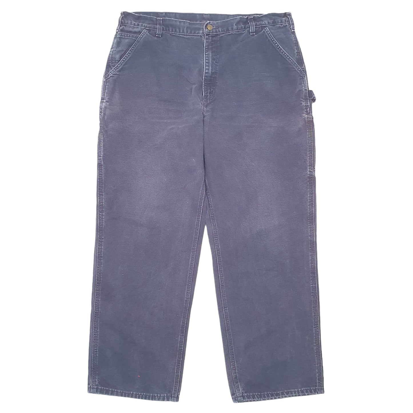 Mens Navy Carhartt B11 Dungaree Fit Carpenter Trousers