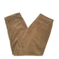 Mens Brown Nautica Double Pleated Rigger Corduroy Trousers