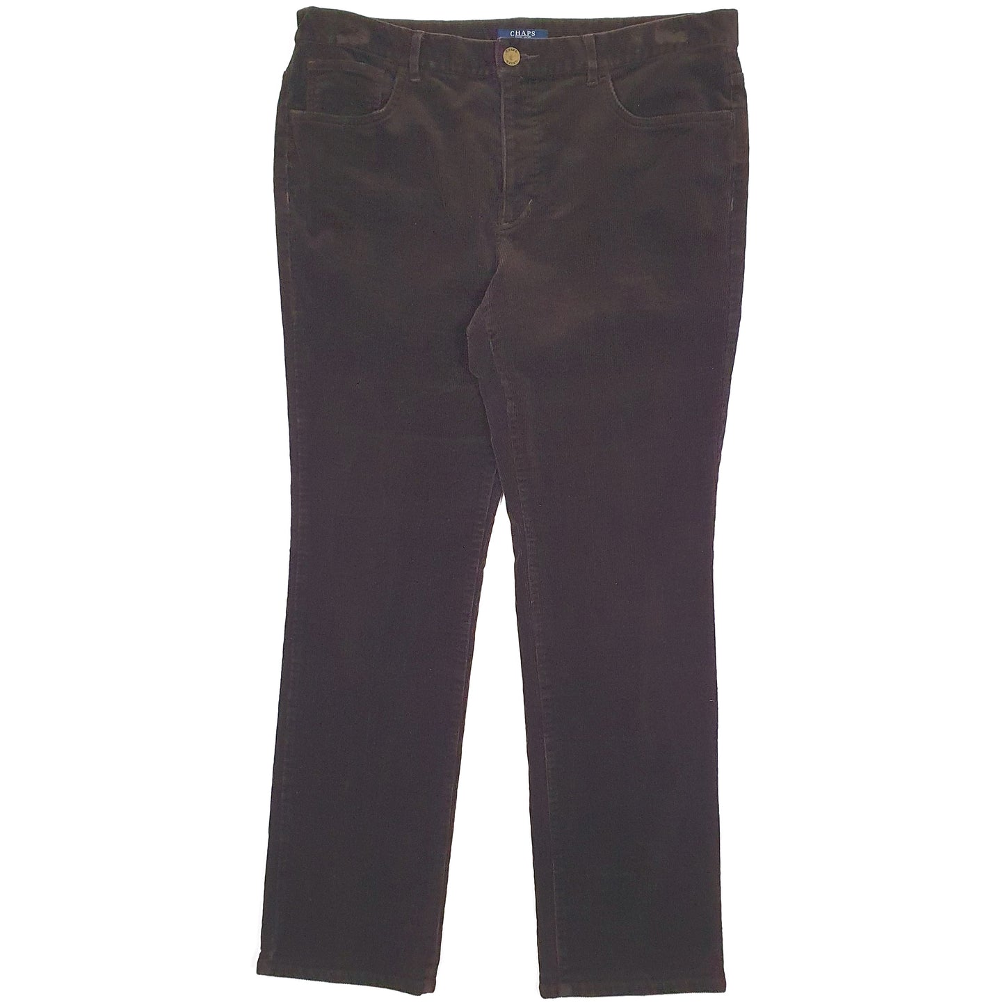 Womens Brown Chaps  Corduroy Trousers