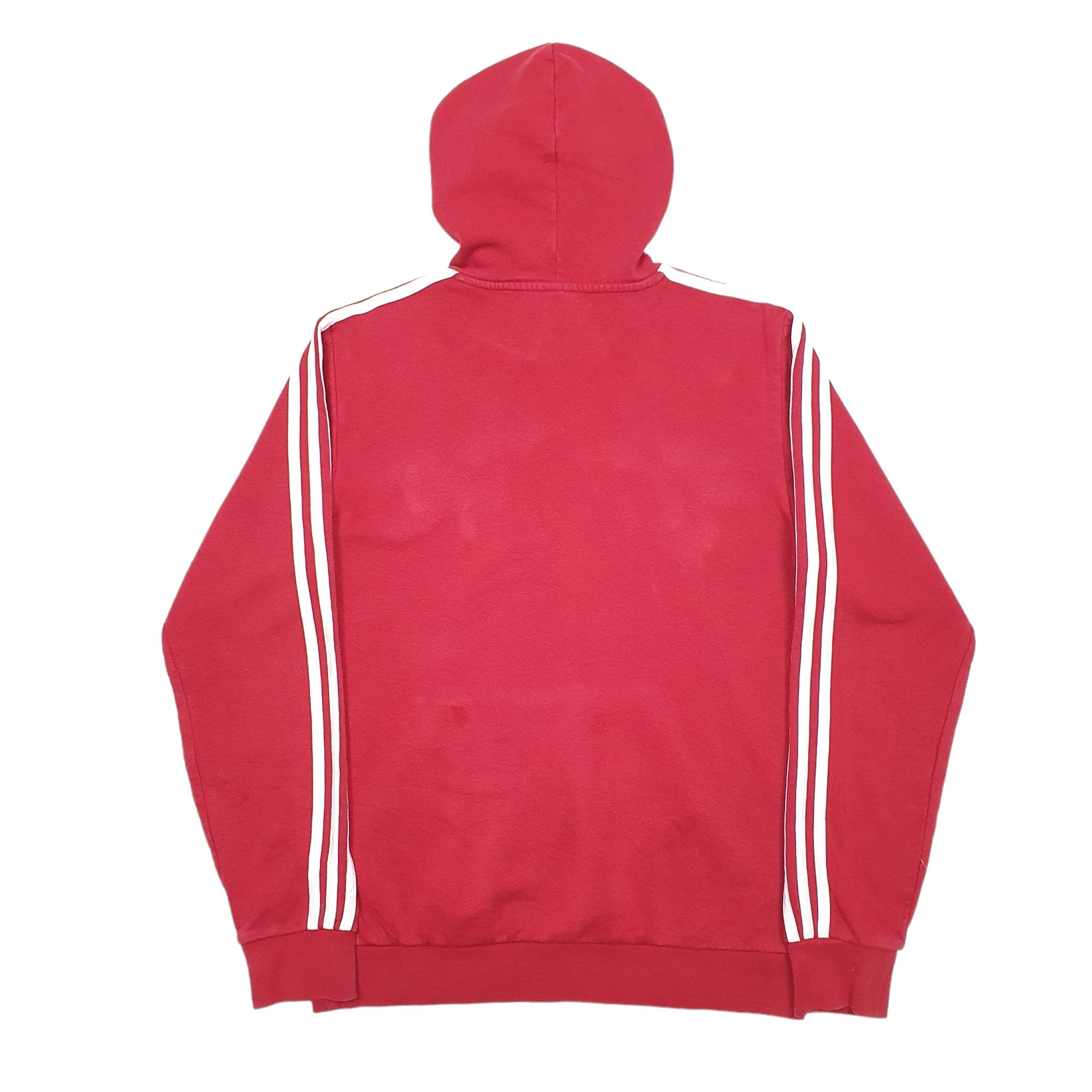 Mens Red Adidas  Hoodie Jumper