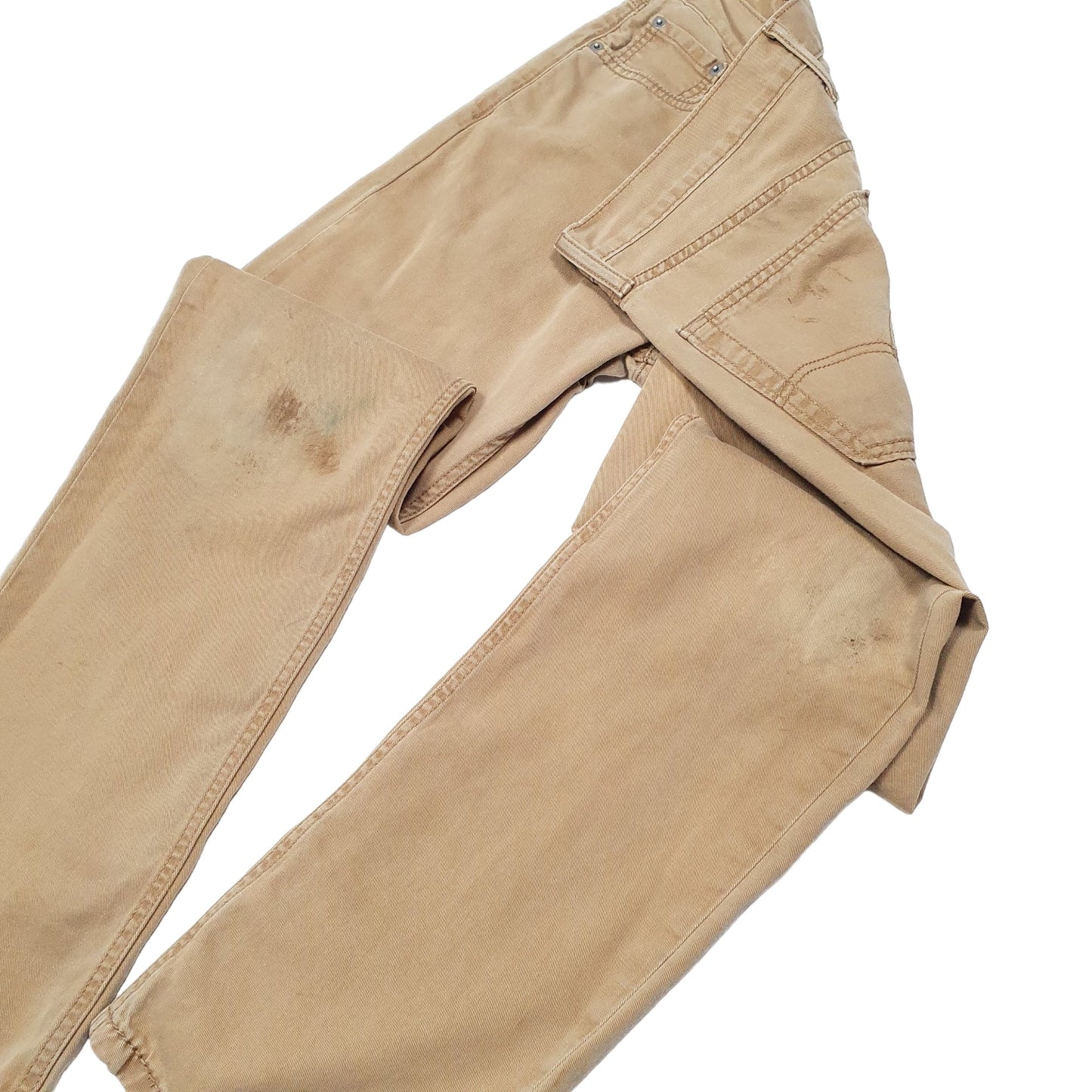 Mens Tan Levis 514 Chino Trousers