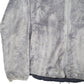 Womens Grey The North Face Fluffy Full Zip Jumper