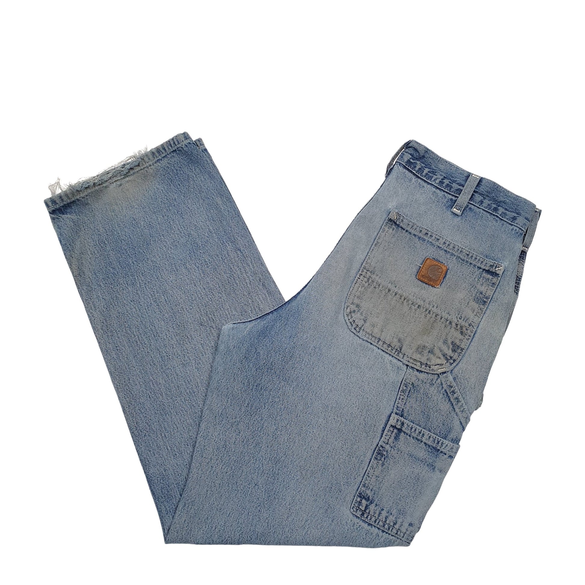 Mens Blue Carhartt  Carpenter Trousers