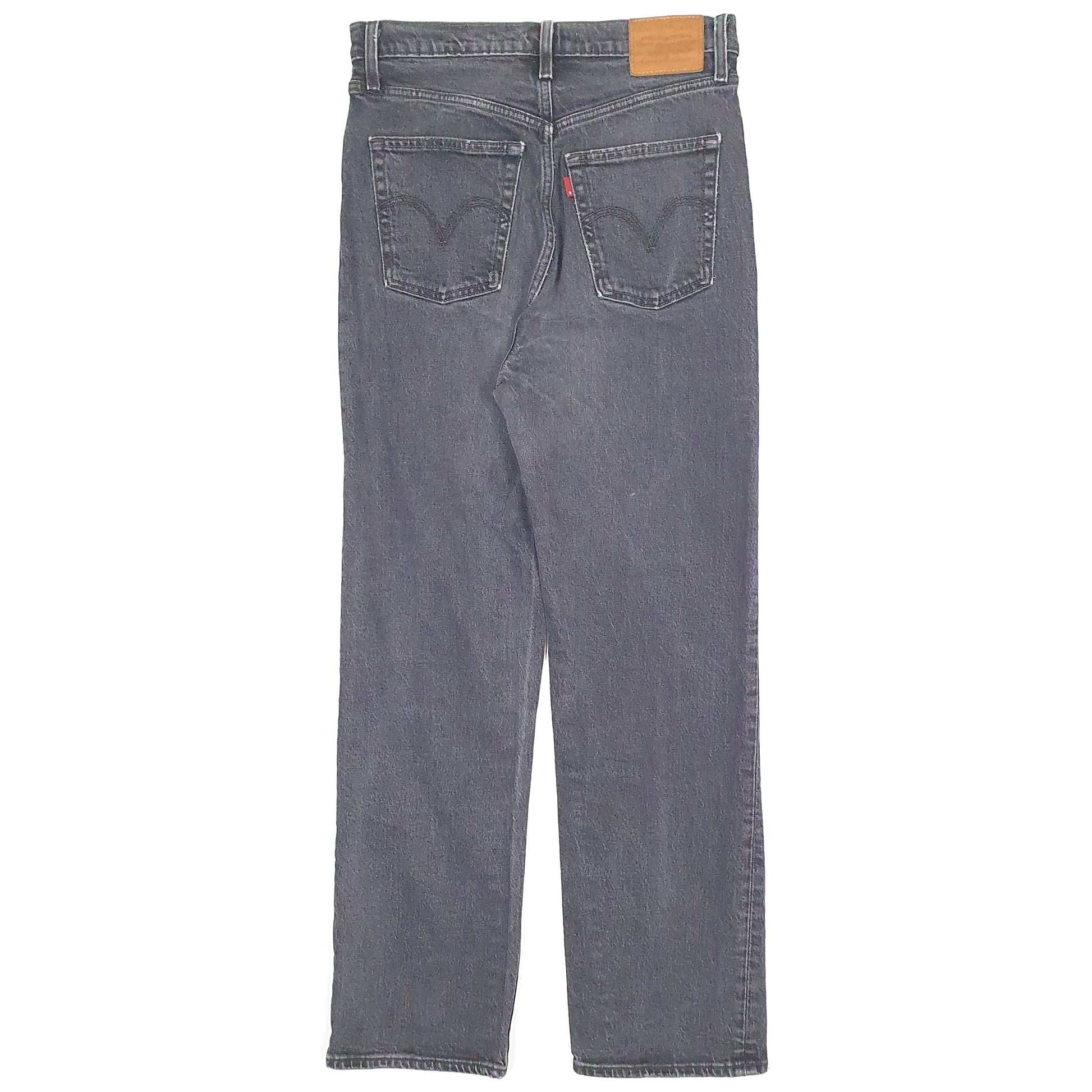 Womens Grey Levis  Ribcage JeansW28 L30