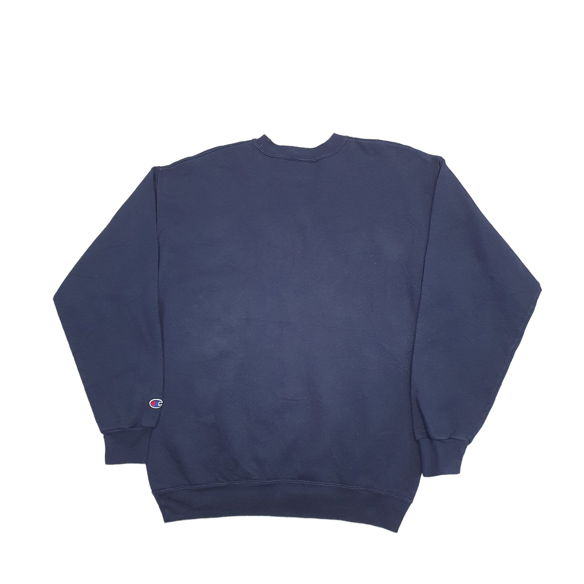 Mens Blue Champion  Crewneck Jumper