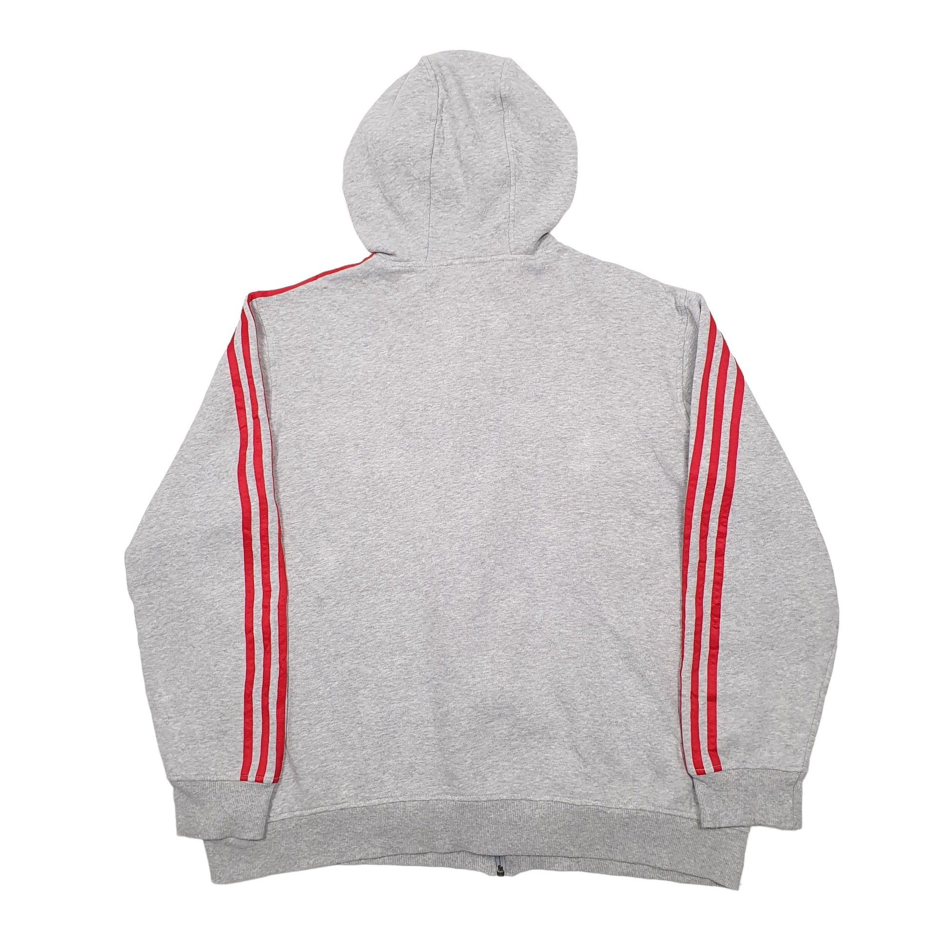 Mens Grey Adidas  Full Zip Jumper