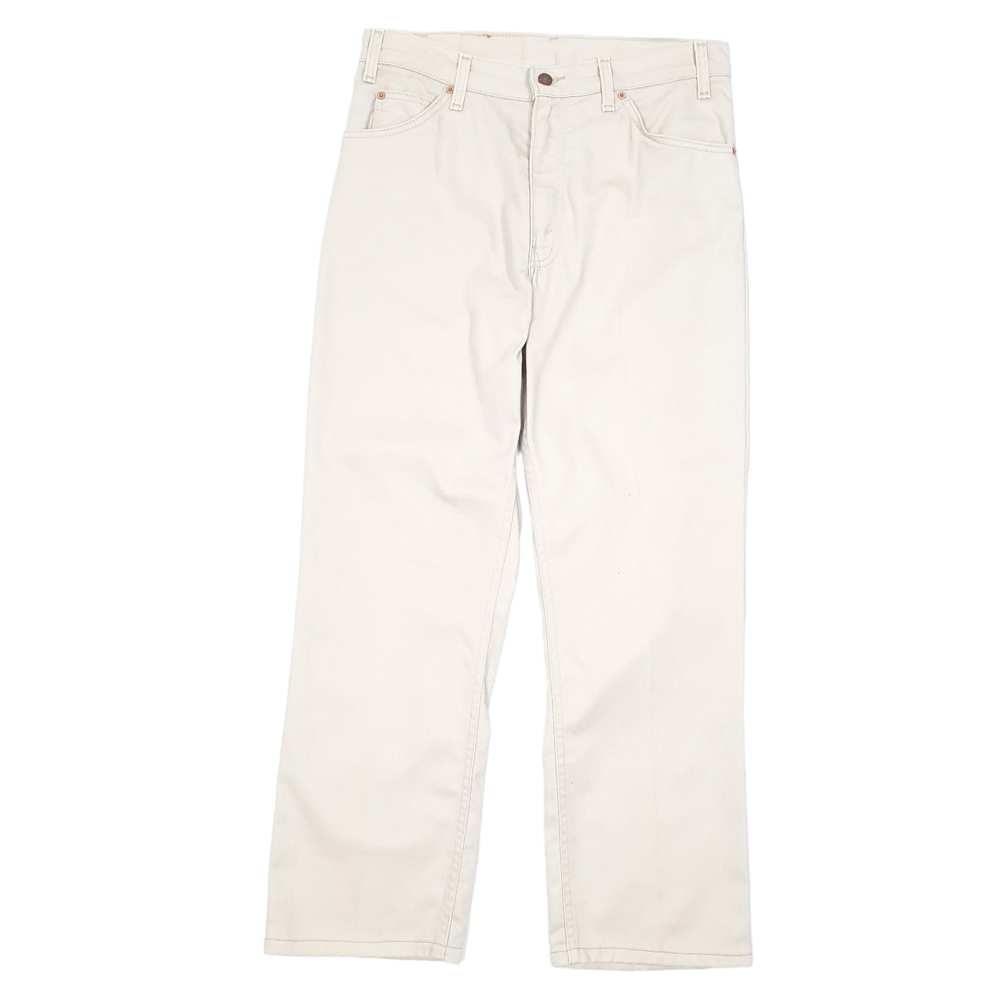 Mens Beige Levis Vintage Made In USA 90s Casual JeansW33 L30