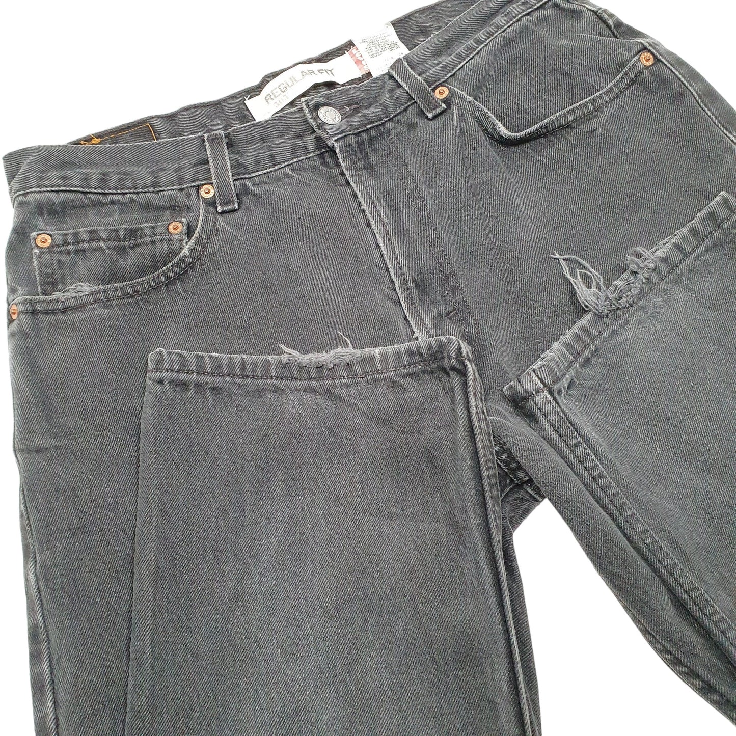 Mens Black Levis  505 JeansW34 L30