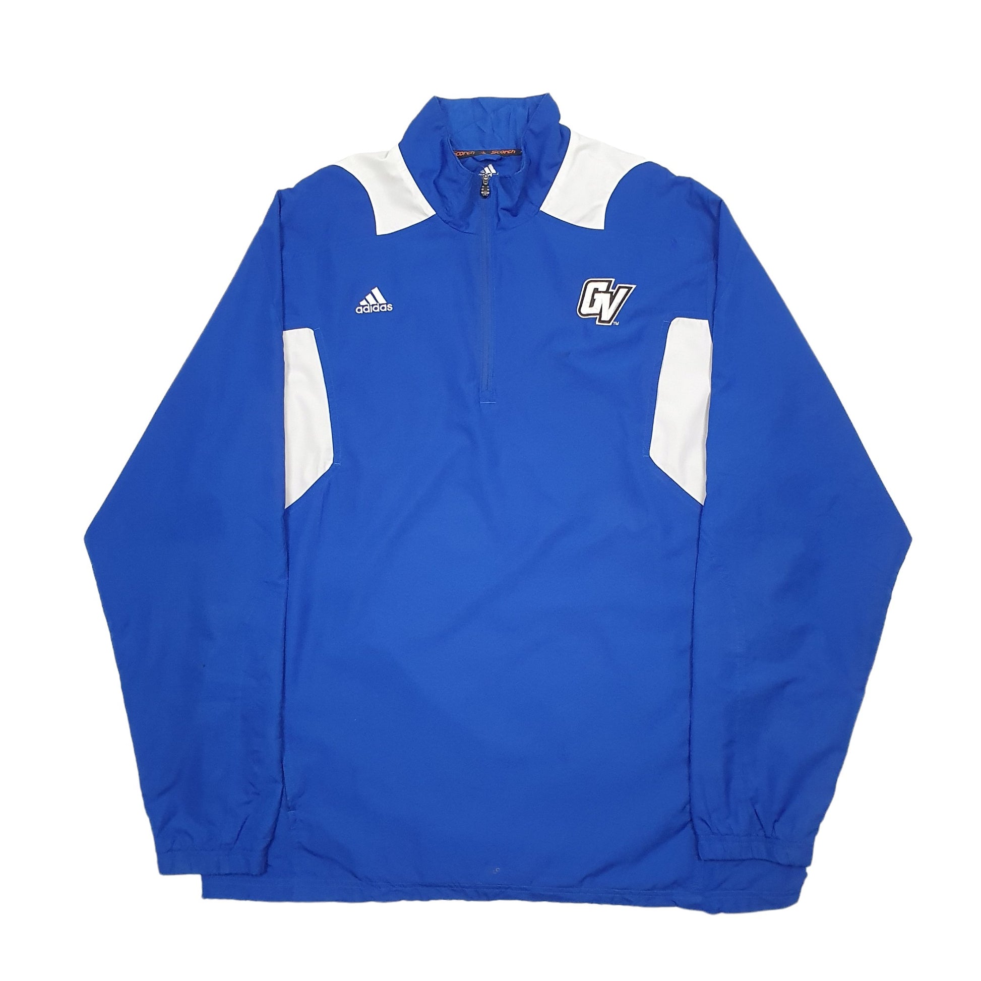 Mens Blue Adidas USA College Full Zip Jumper