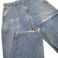 Mens Blue Carhartt Carpenter Flame Resistant FRB 13 JeansW32 L32