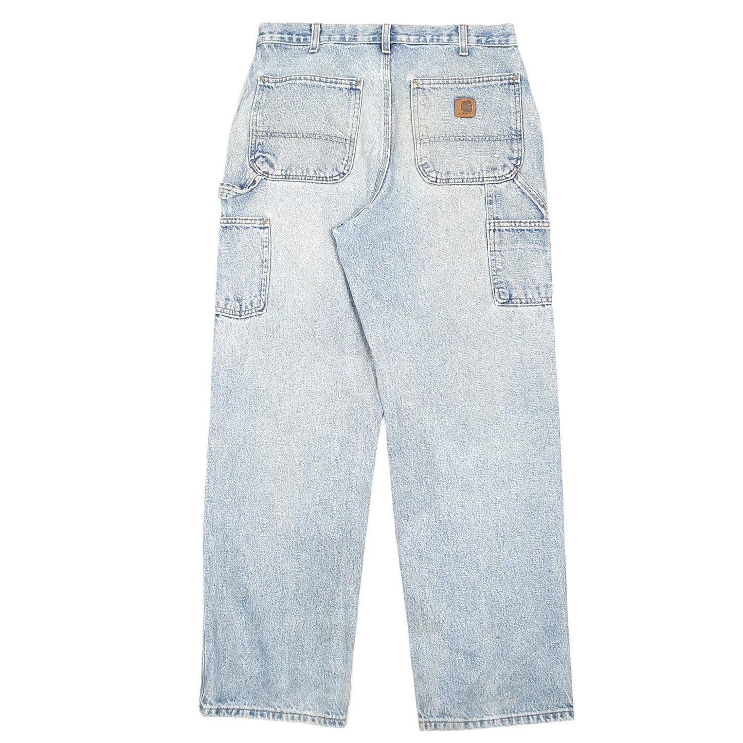 Mens Blue Carhartt Carpenter B237 JeansW33 L32