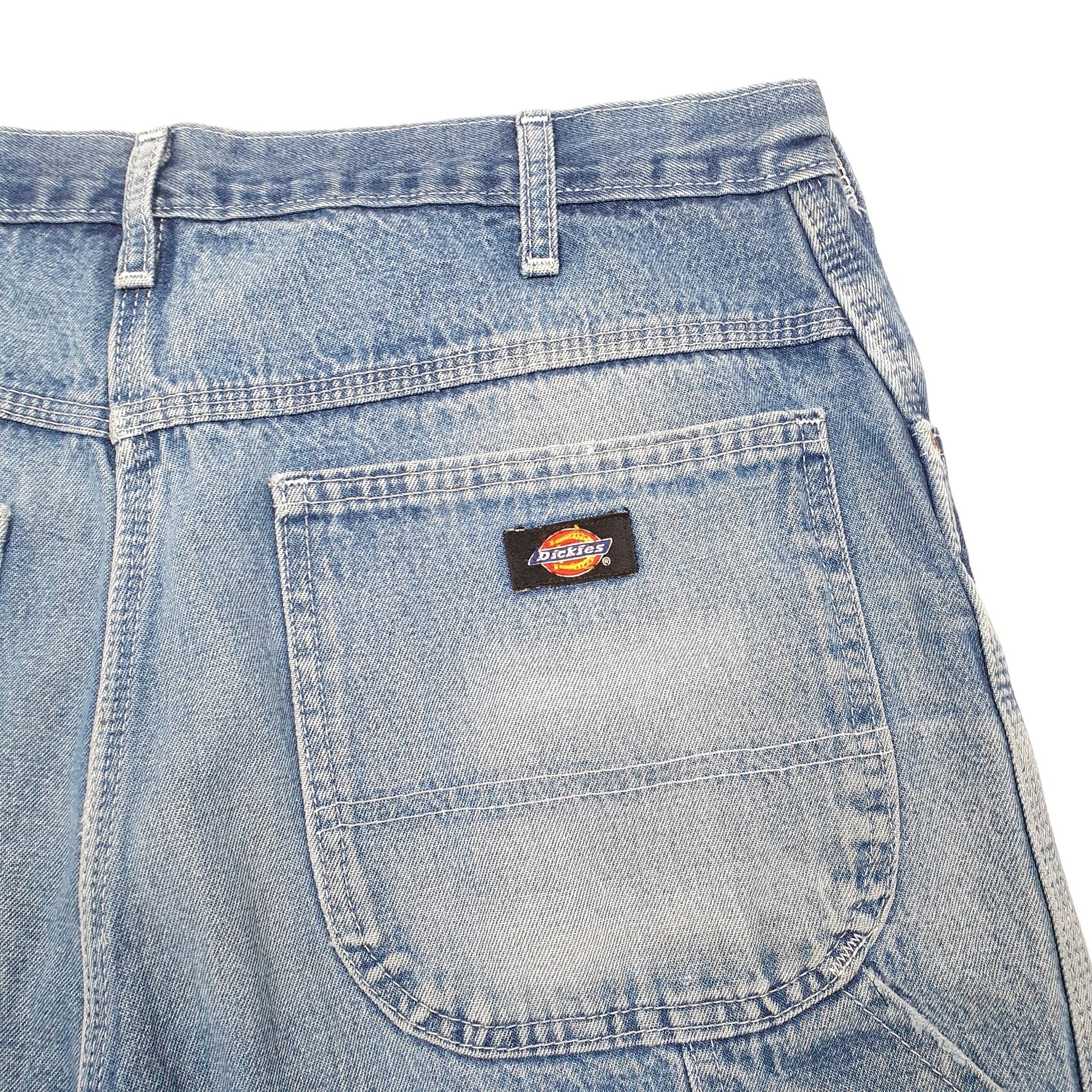 Mens Blue Dickies Carpenter Denim Shorts