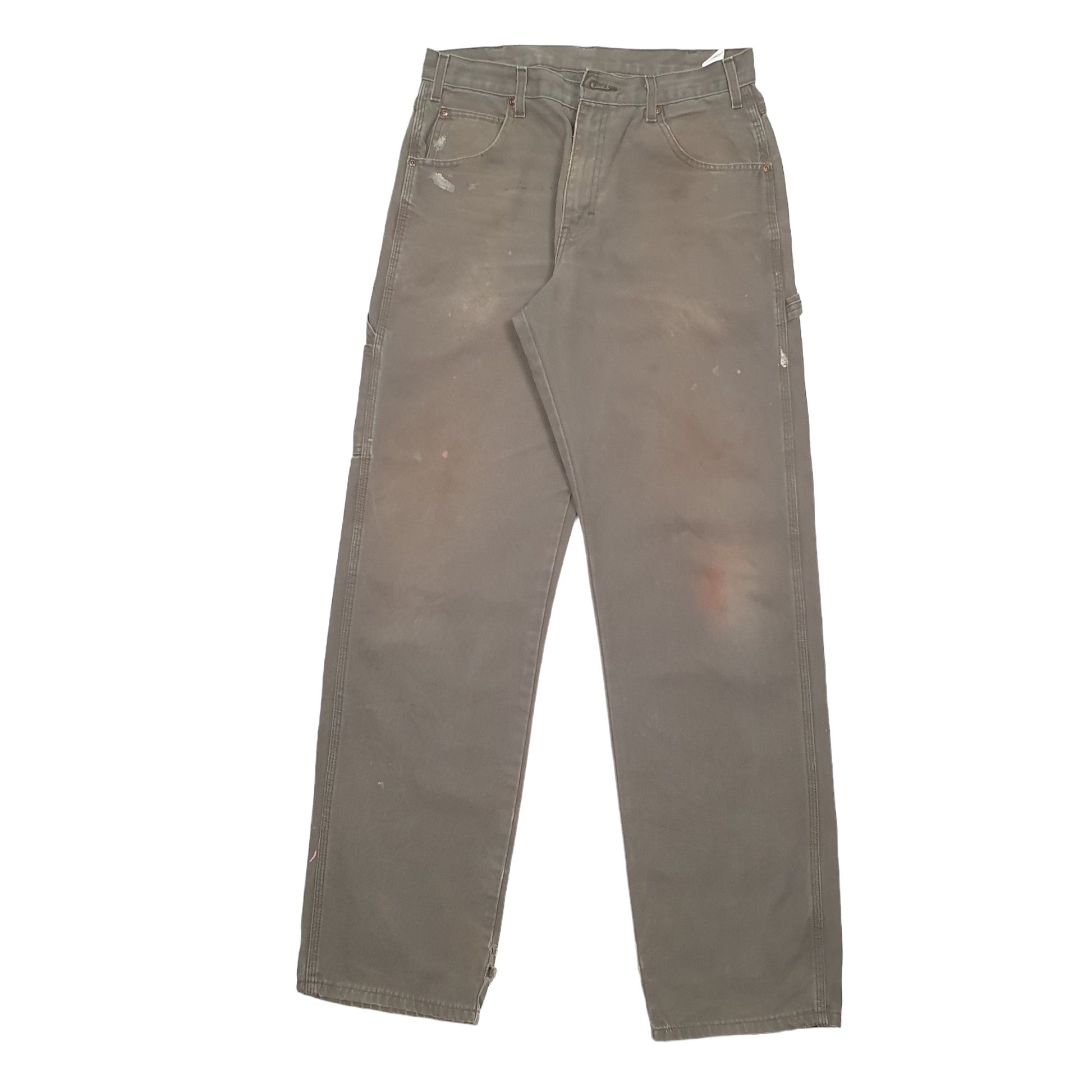 Mens Khaki Dickies  Carpenter Trousers