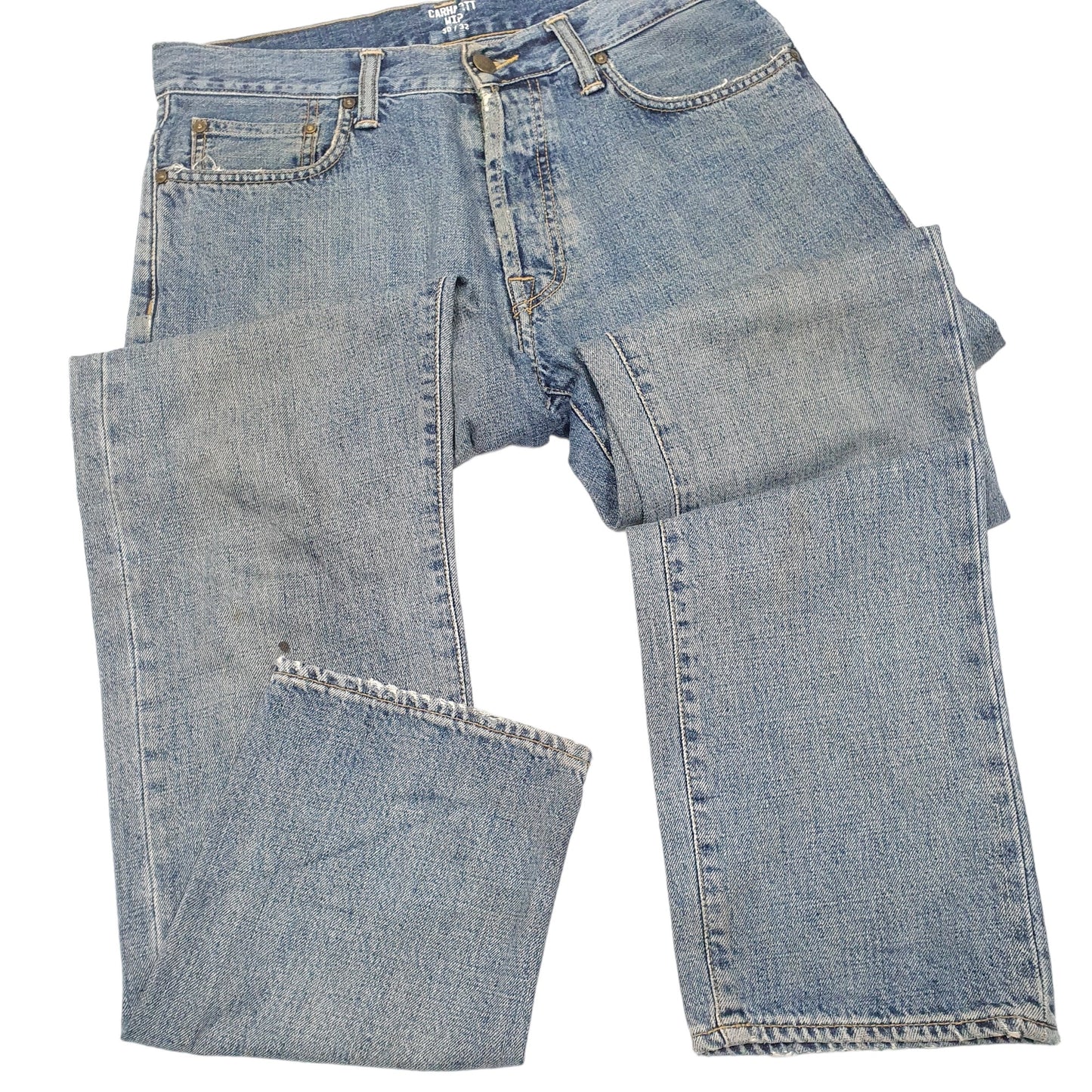 Mens Blue Carhartt WIP Oakland Pant Regular Casual JeansW30 L32