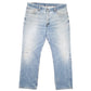 Mens Blue Levis Straight 581 JeansW40 L30