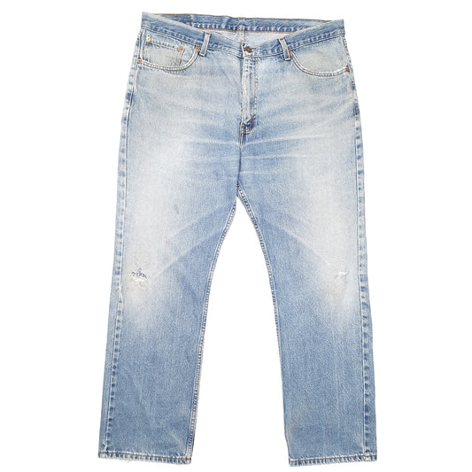 Mens Blue Levis Straight 581 JeansW40 L30