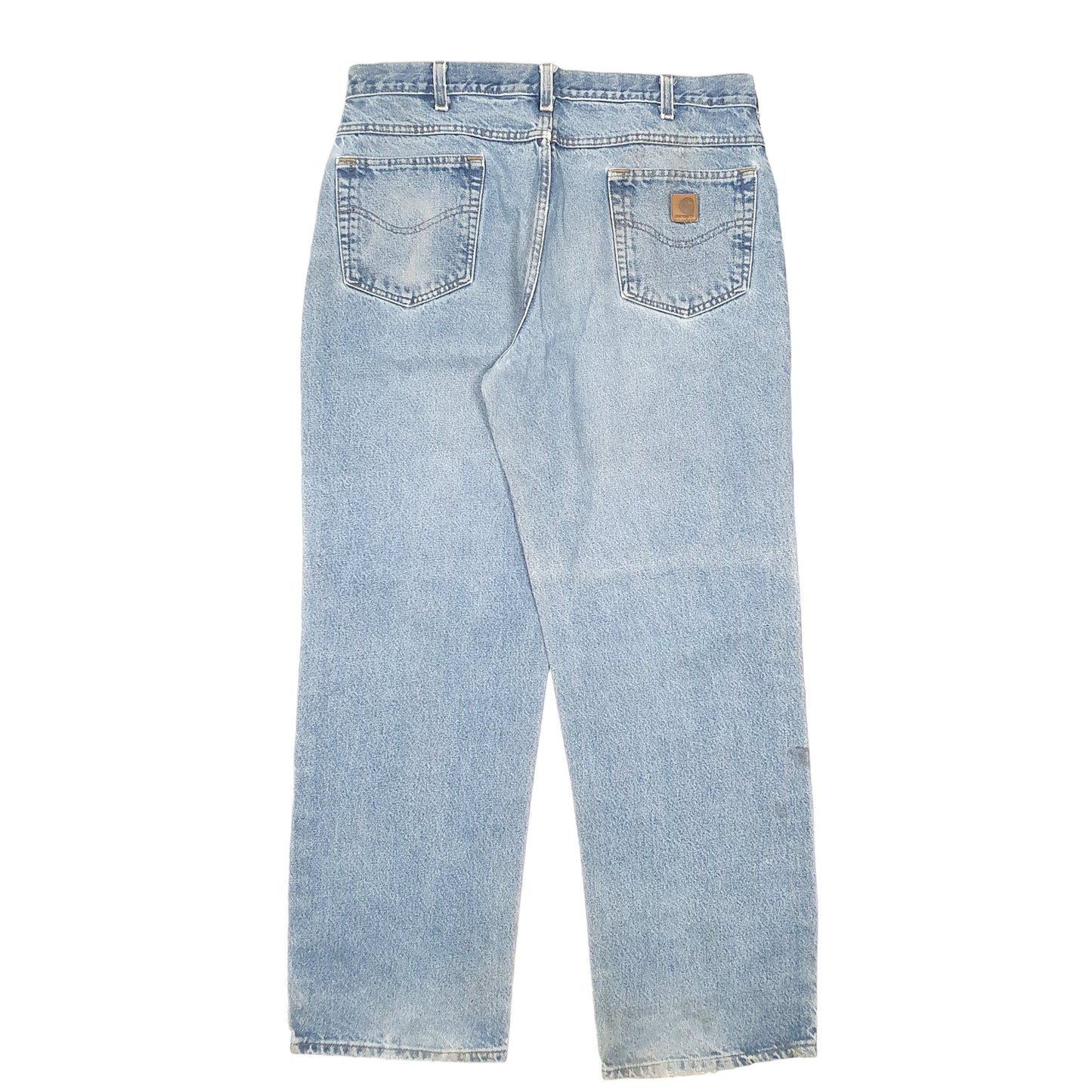 Mens Blue Carhartt Relaxed B167 JeansW38 L34