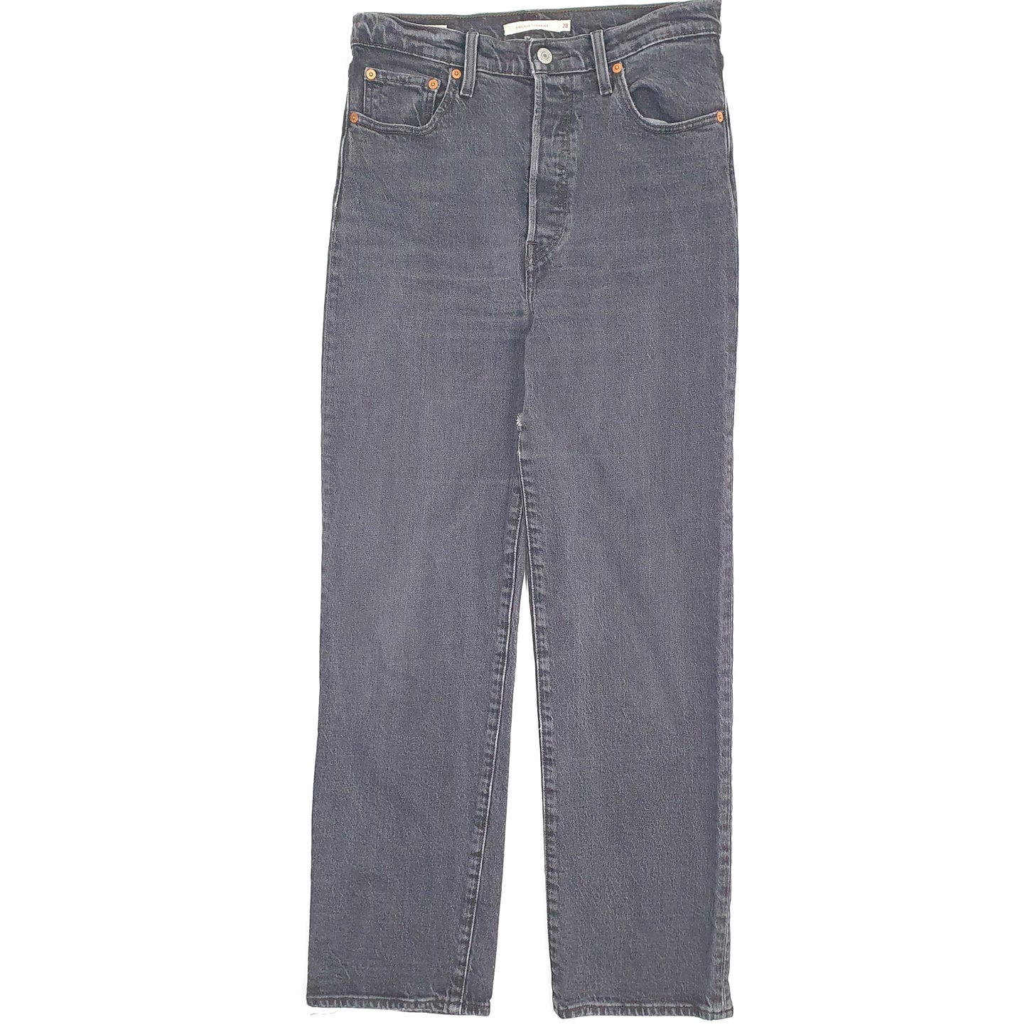 Womens Grey Levis  Ribcage JeansW28 L30