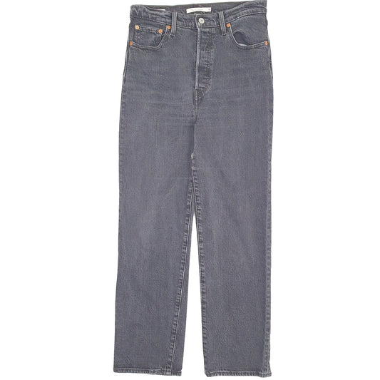 Womens Grey Levis  Ribcage JeansW28 L30