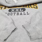 Mens Grey Reebok Pittsburgh Steelers American Football Hoodie Jumper