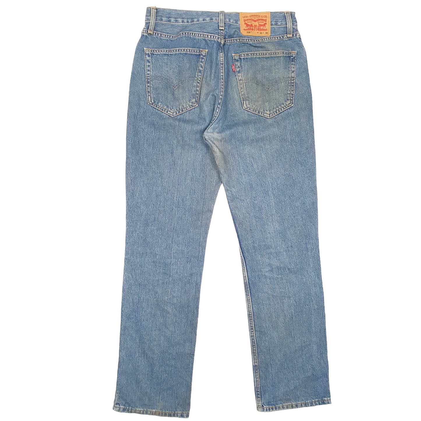 Mens Blue Levis  516 JeansW33 L32