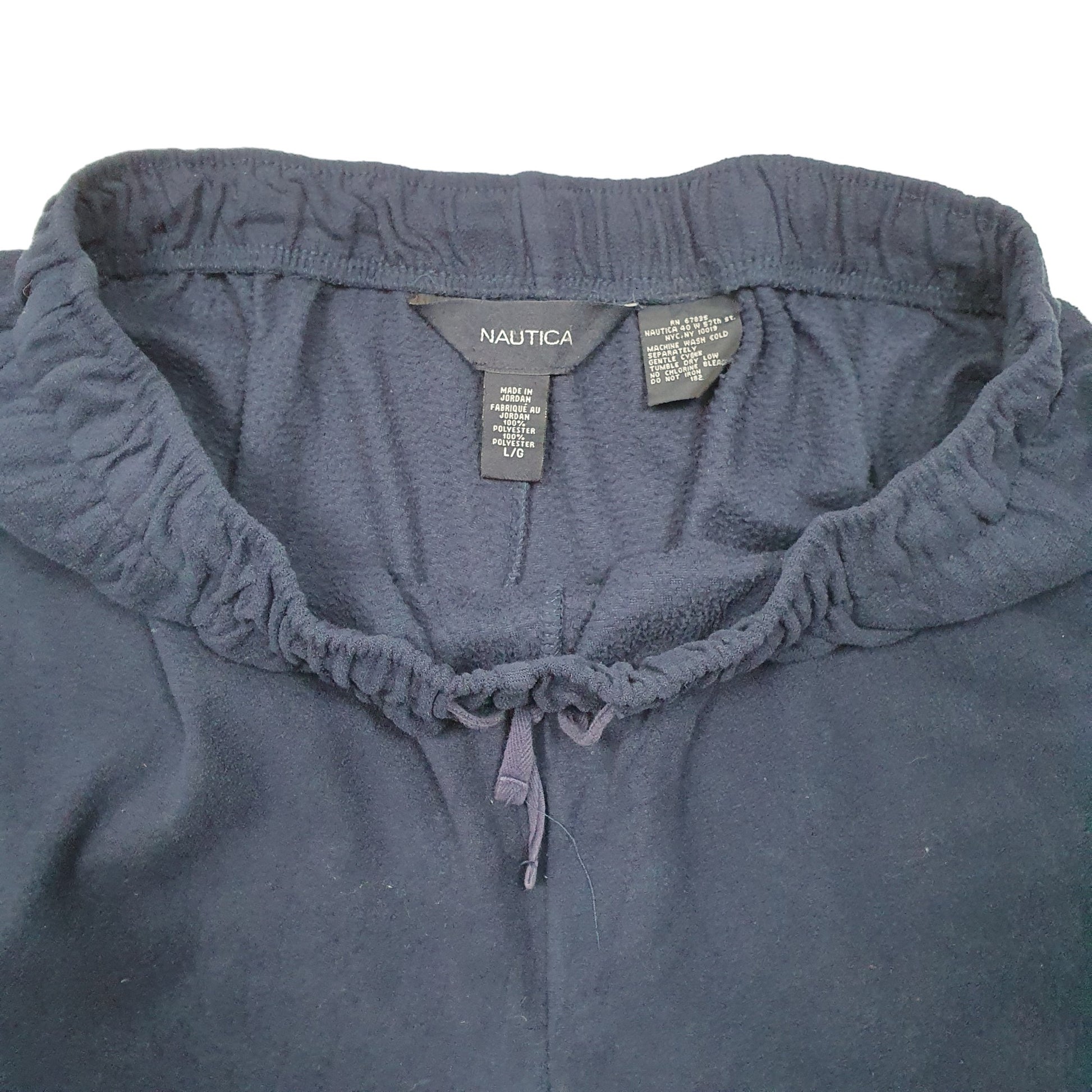 Mens Navy Nautica Fleece Jogger Trousers