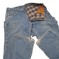 Mens Blue Carhartt Cotton Lined Insulated B172 JeansW36 L34