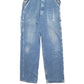 Mens Blue Dickies Denim Jeans Dungaree Trousers