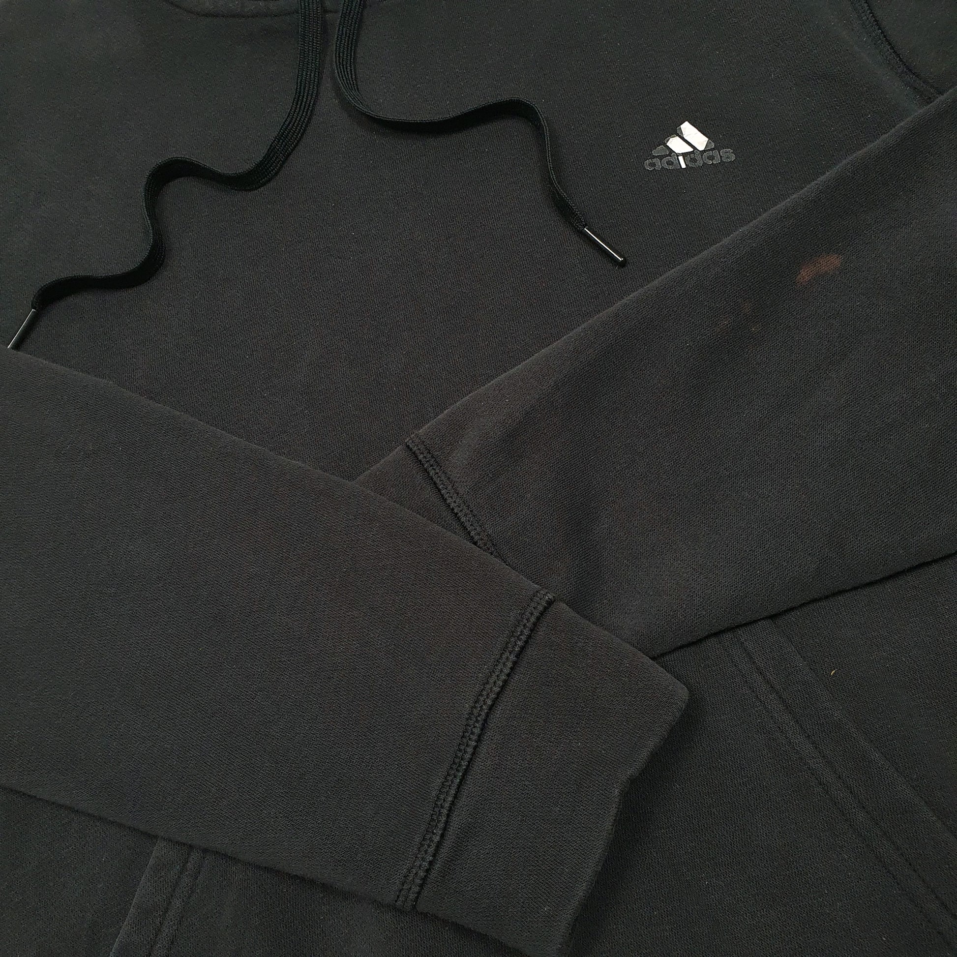 Womens Black Adidas  Hoodie Jumper