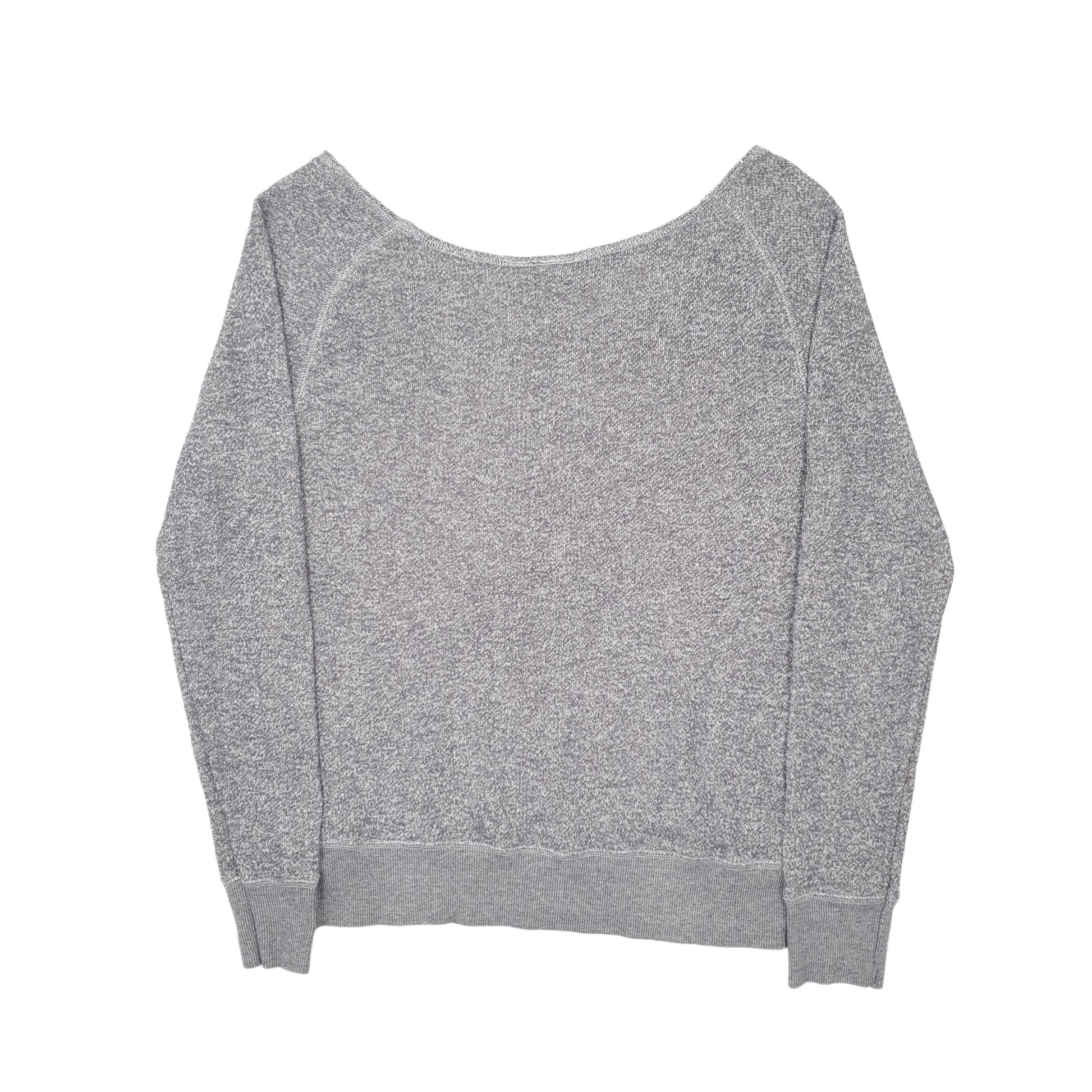 Womens Grey Hard Rock Cafe Bangkok Wide Neck Crewneck Jumper