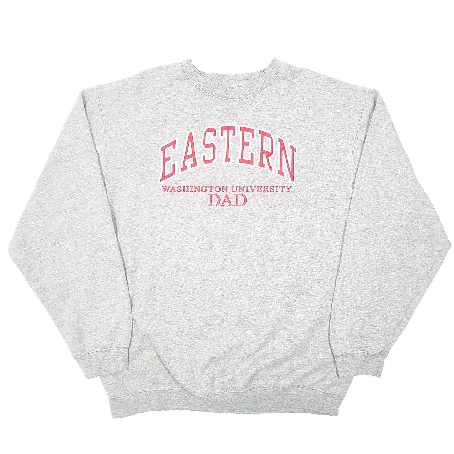 Mens Grey CI Sport Eastern Washington University Dad Crewneck Jumper