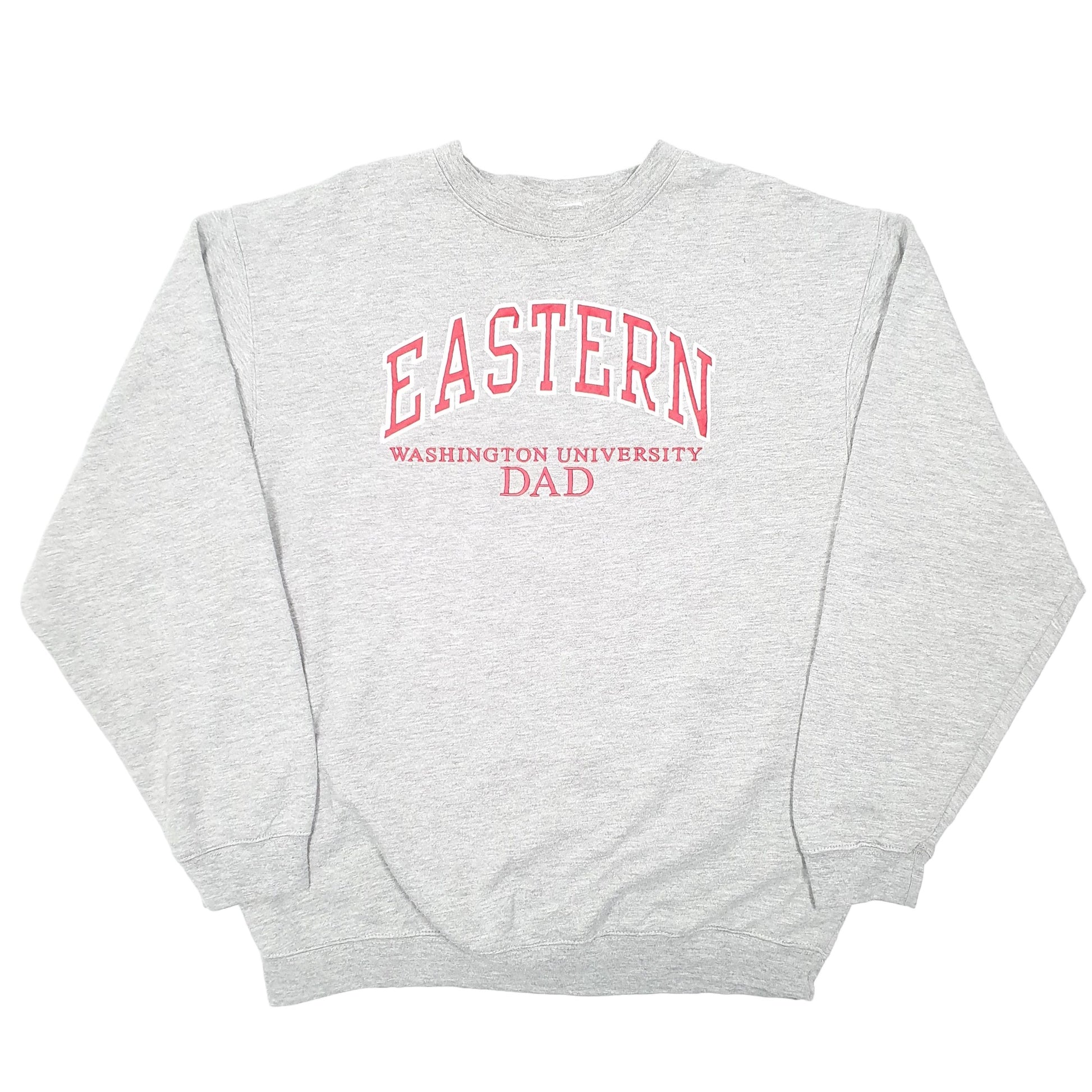 Mens Grey CI Sport Eastern Washington University Dad Crewneck Jumper
