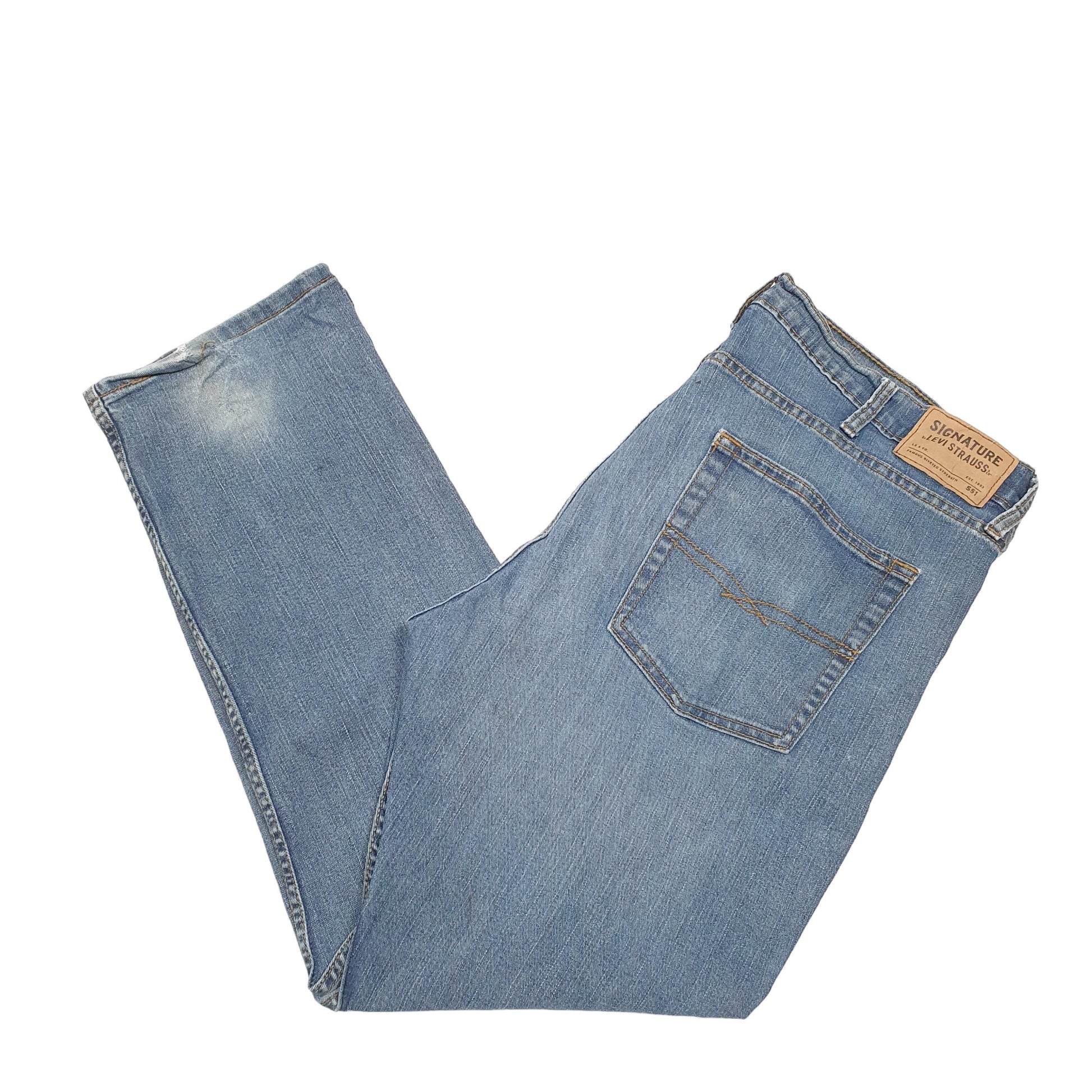 Mens Blue Levis Stretch Signature JeansW40 L30